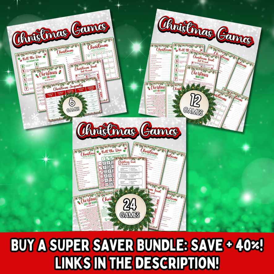 Printable Holiday Games