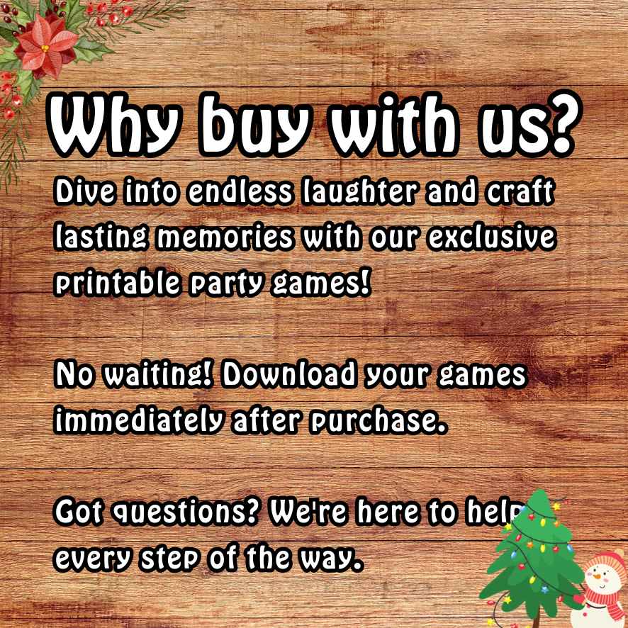 Printable Christmas Game