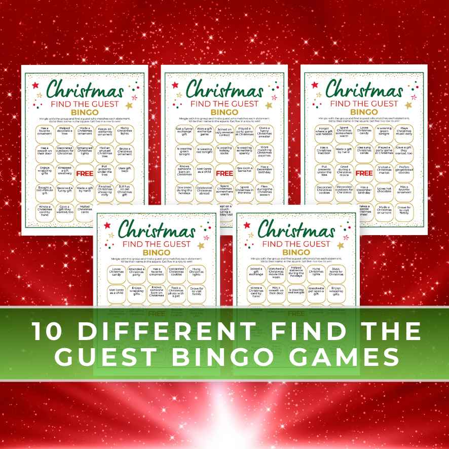 editable christmas bingo