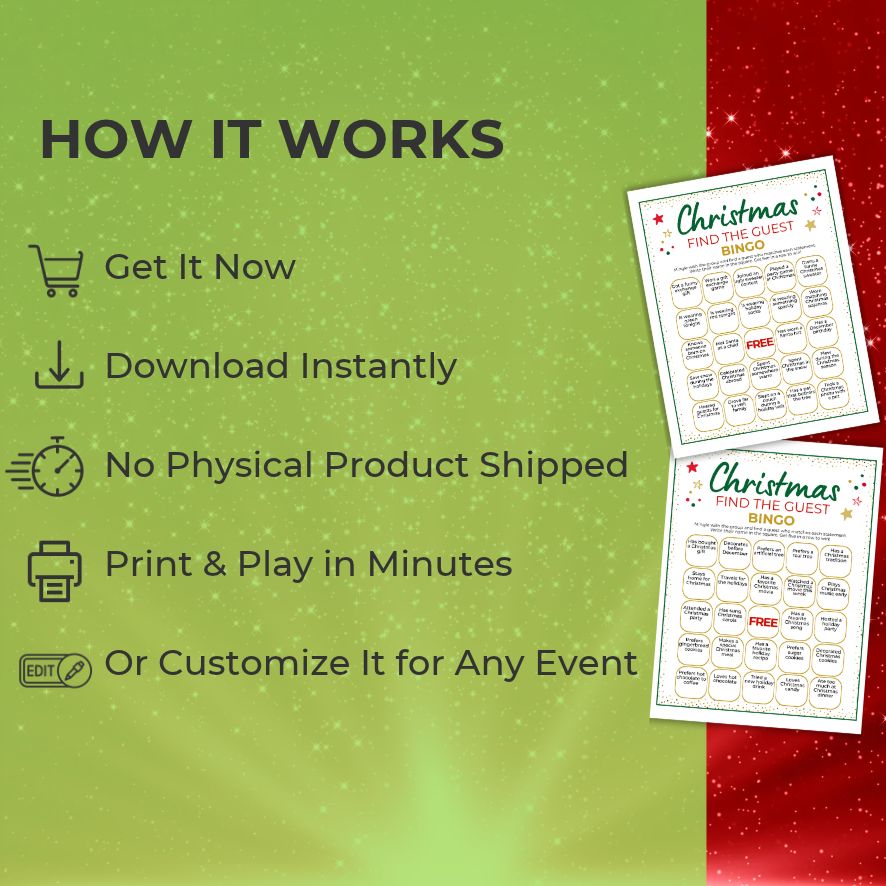 holiday bingo

