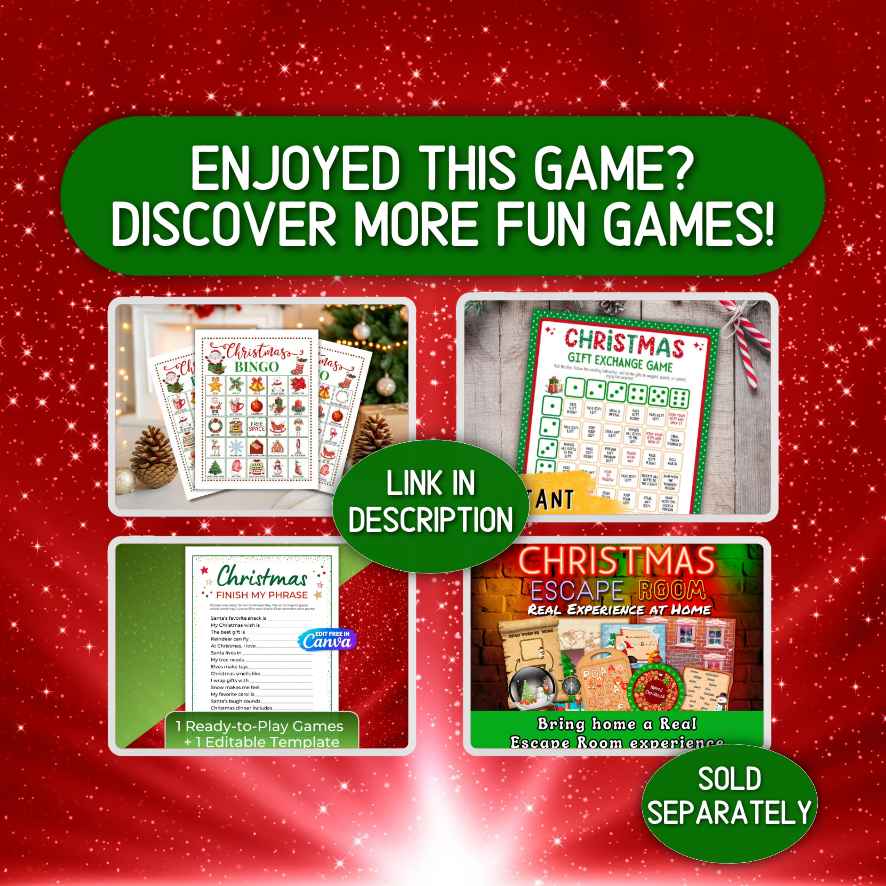 Printable Holiday Games