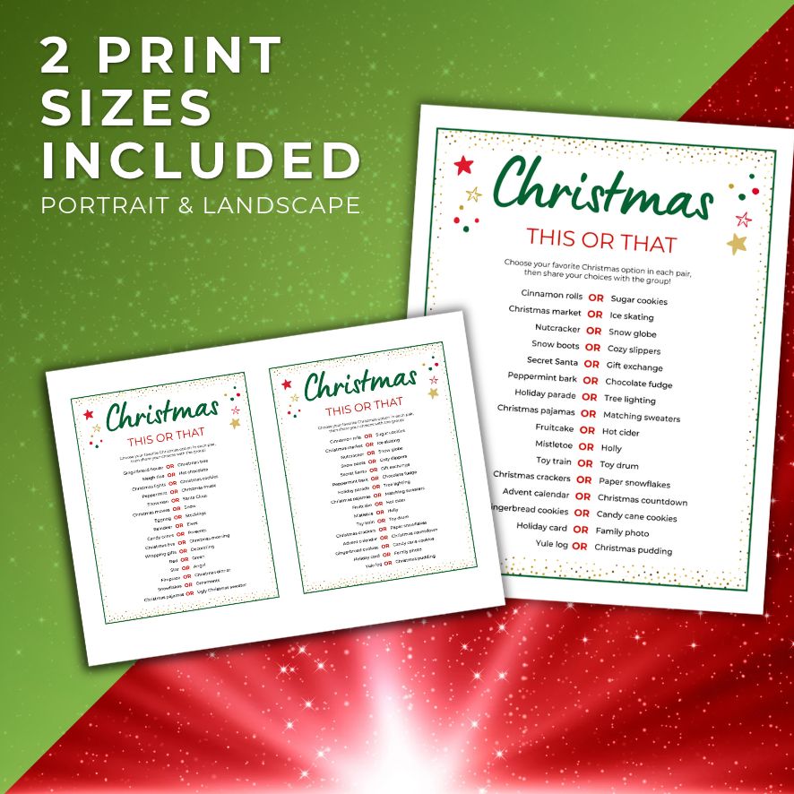 christmas this or that questions