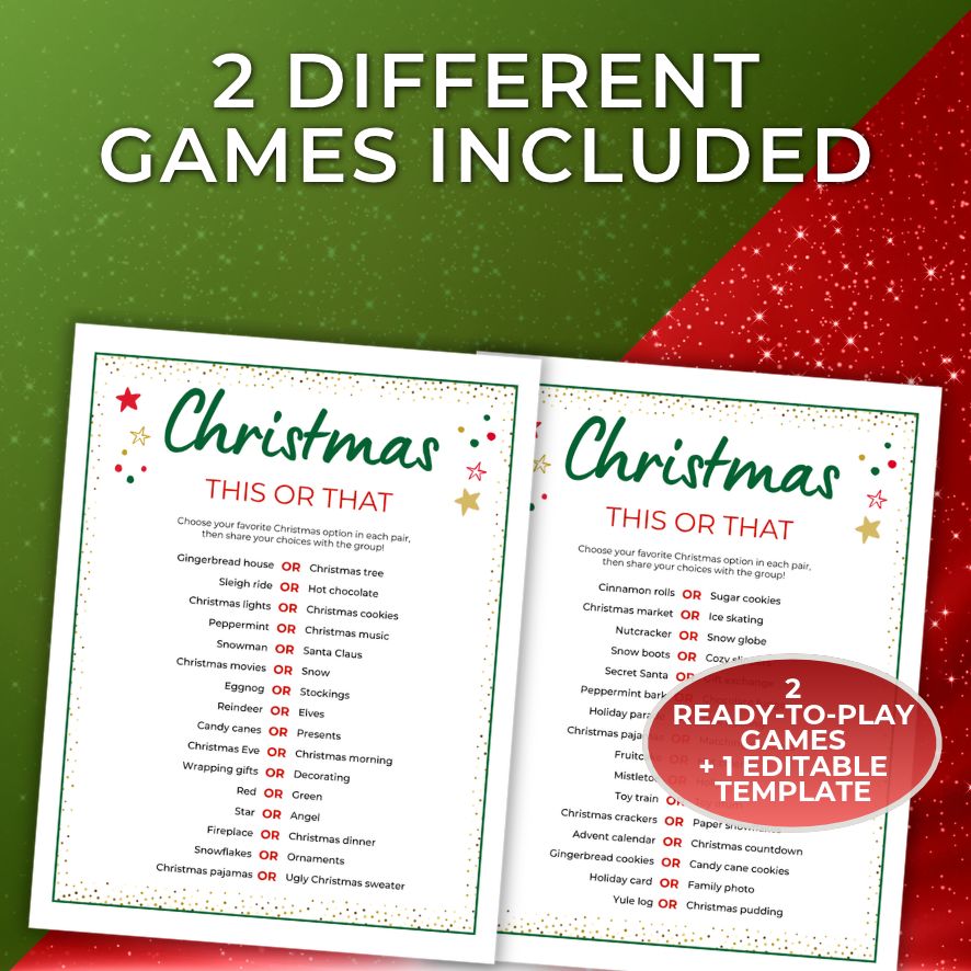 christmas conversation game

