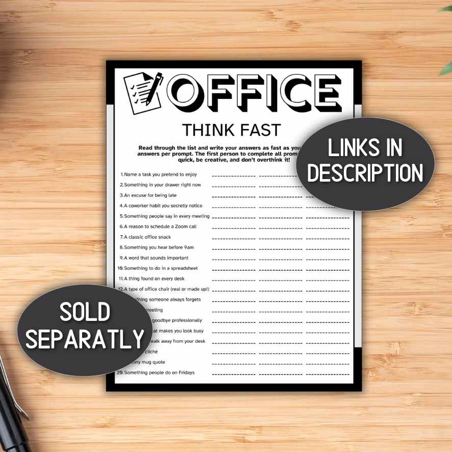 office games for team building