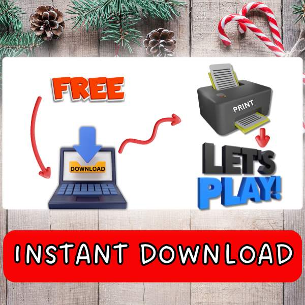 free christmas game  word