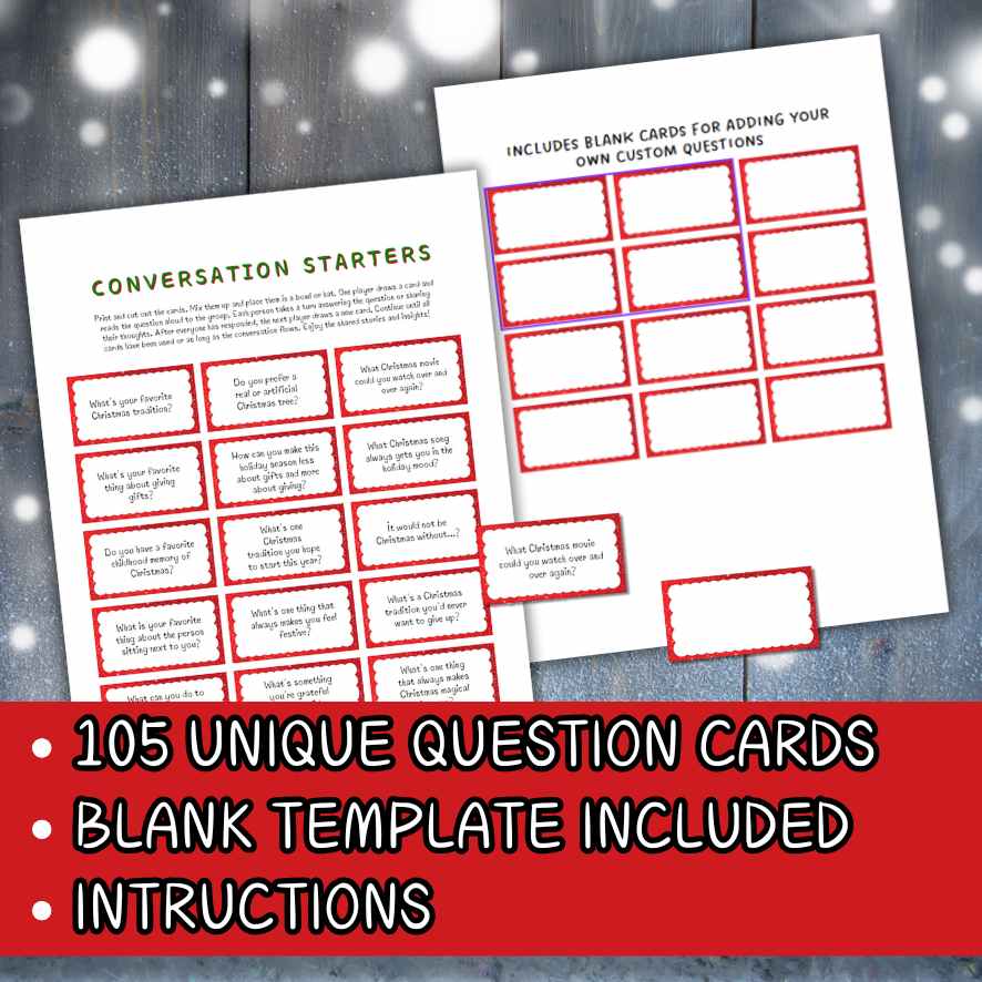 christmas conversation starters for families