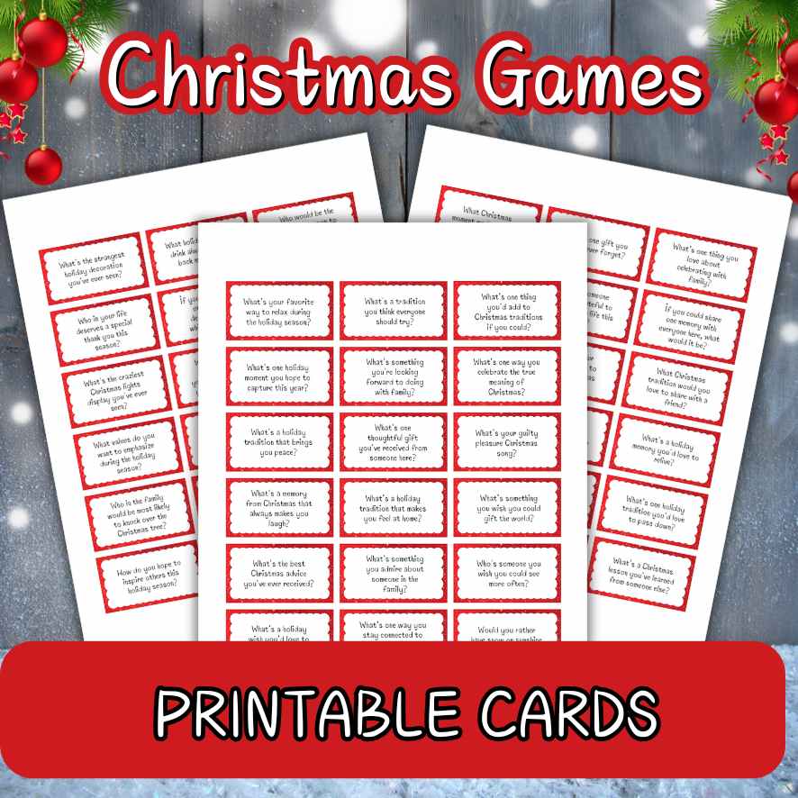 christmas-conversation-starters-the-game-room for Free Printable Christmas Conversation Starters CHRISTMAS CONVERSATION STARTERS – The Game Room for Free Printable Christmas Conversation Starters