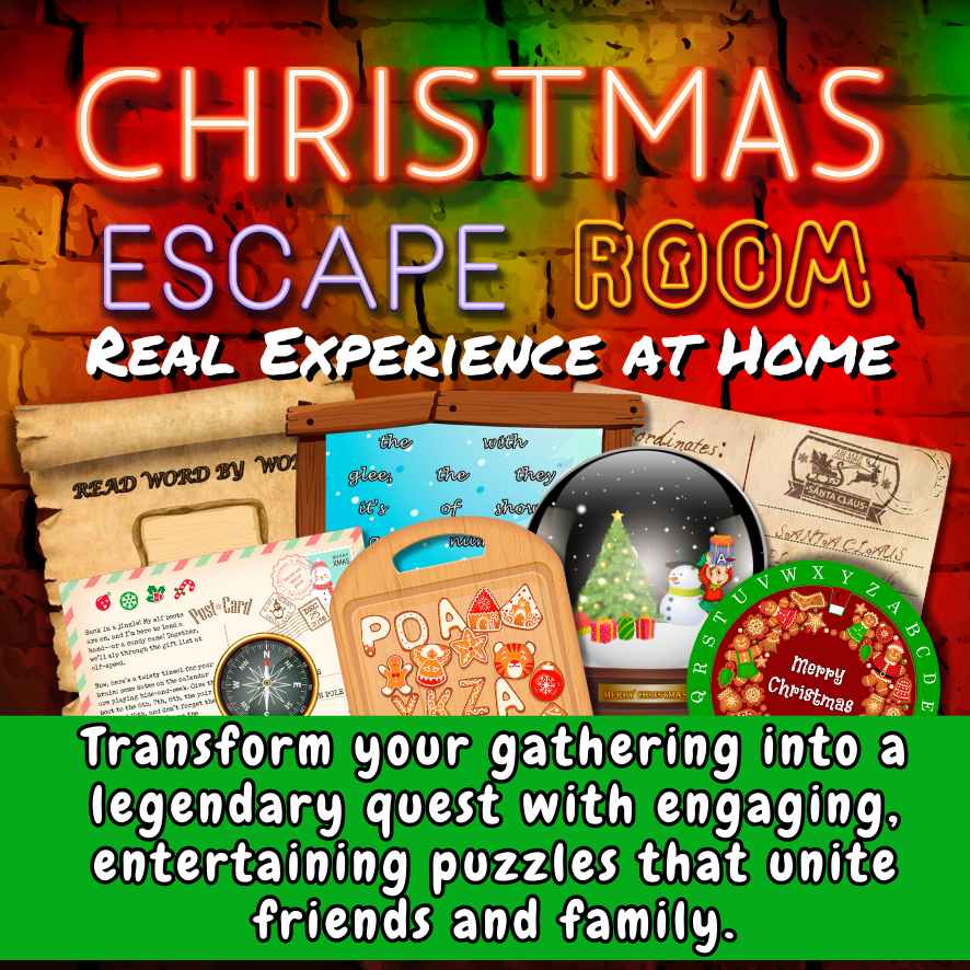 CHRISTMAS ESCAPE ROOM - REAL EXPERIENCE AT HOME – The Game Room