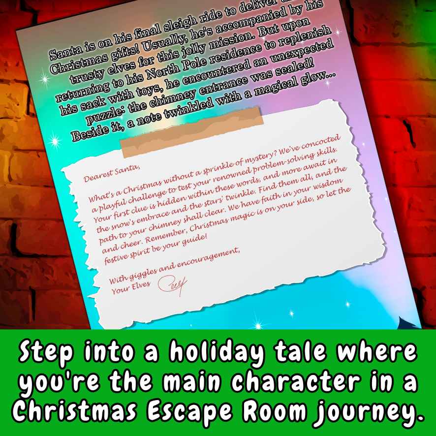 christmas escape room puzzles