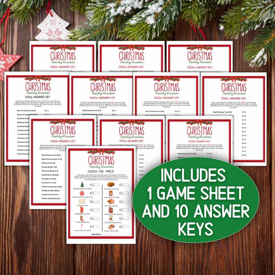 christmas party games for families