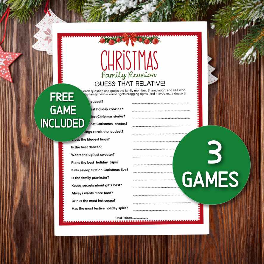 christmas find the guest game