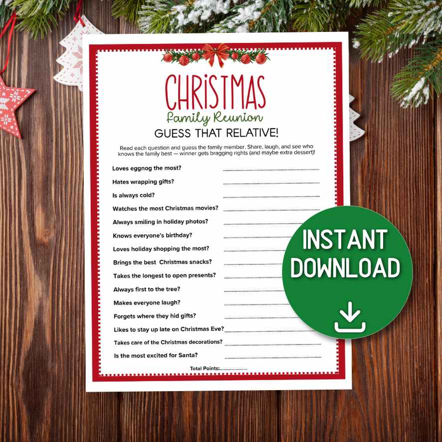 christmas ice breaker games
