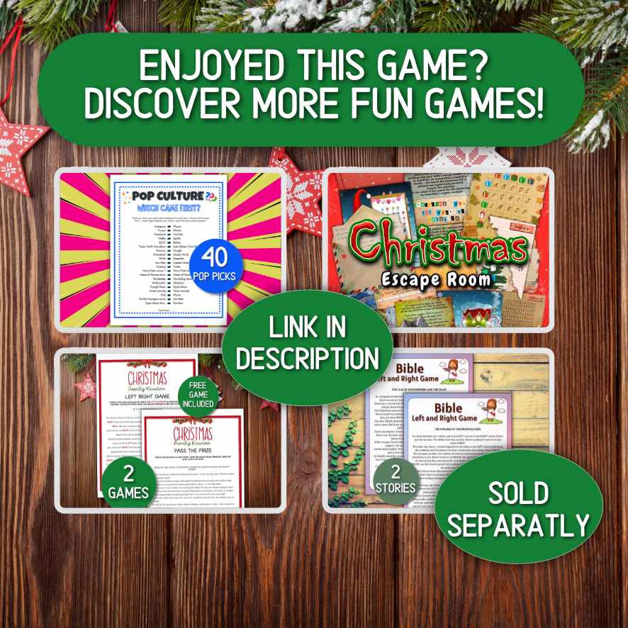 printable christmas games to play with family