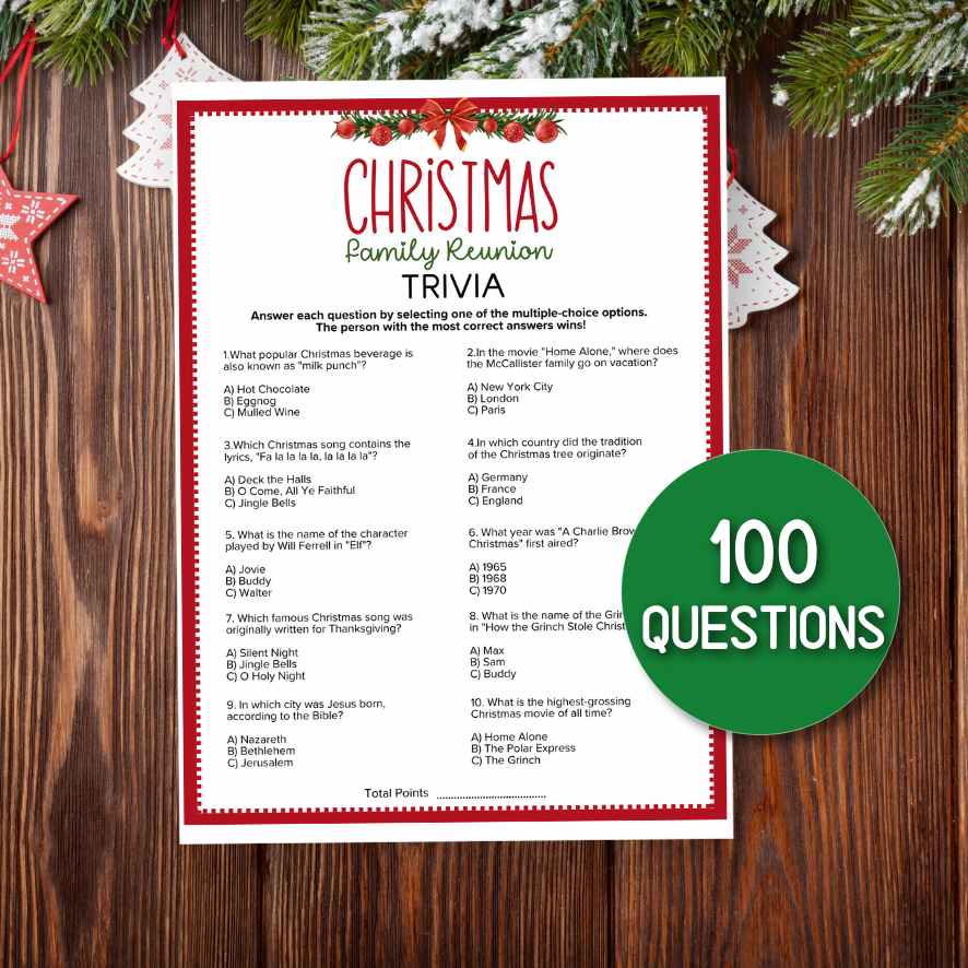 Christmas Trivia Game