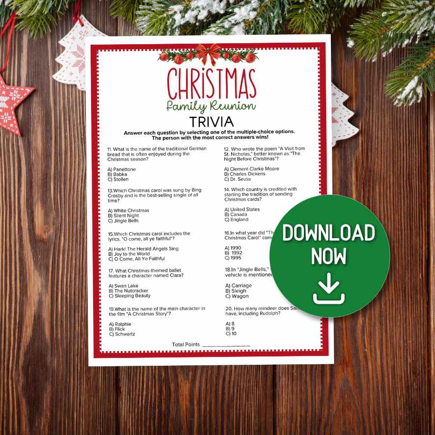 christmas trivia game questions
