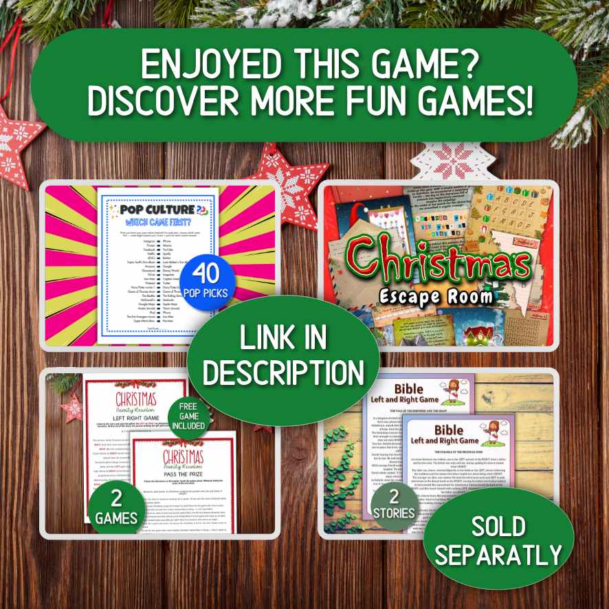 christmas printable games with answers