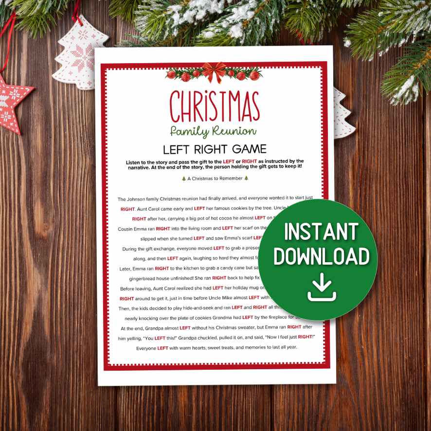 christmas gift exchange games for family