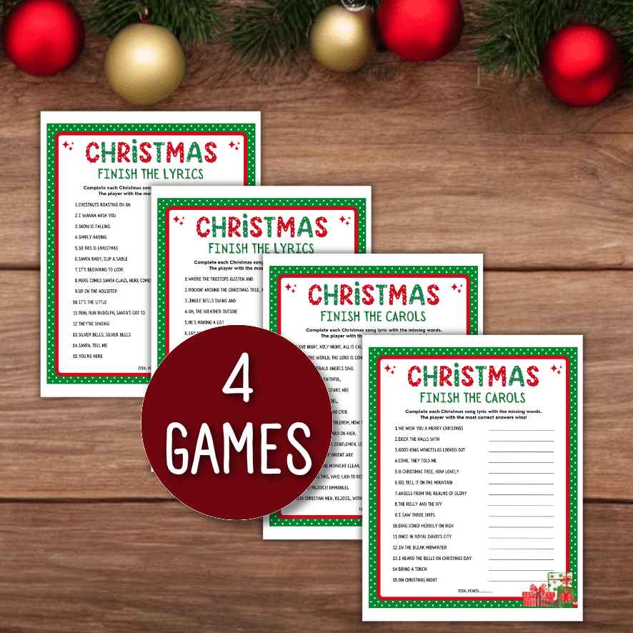 Christmas Song Guessing Game