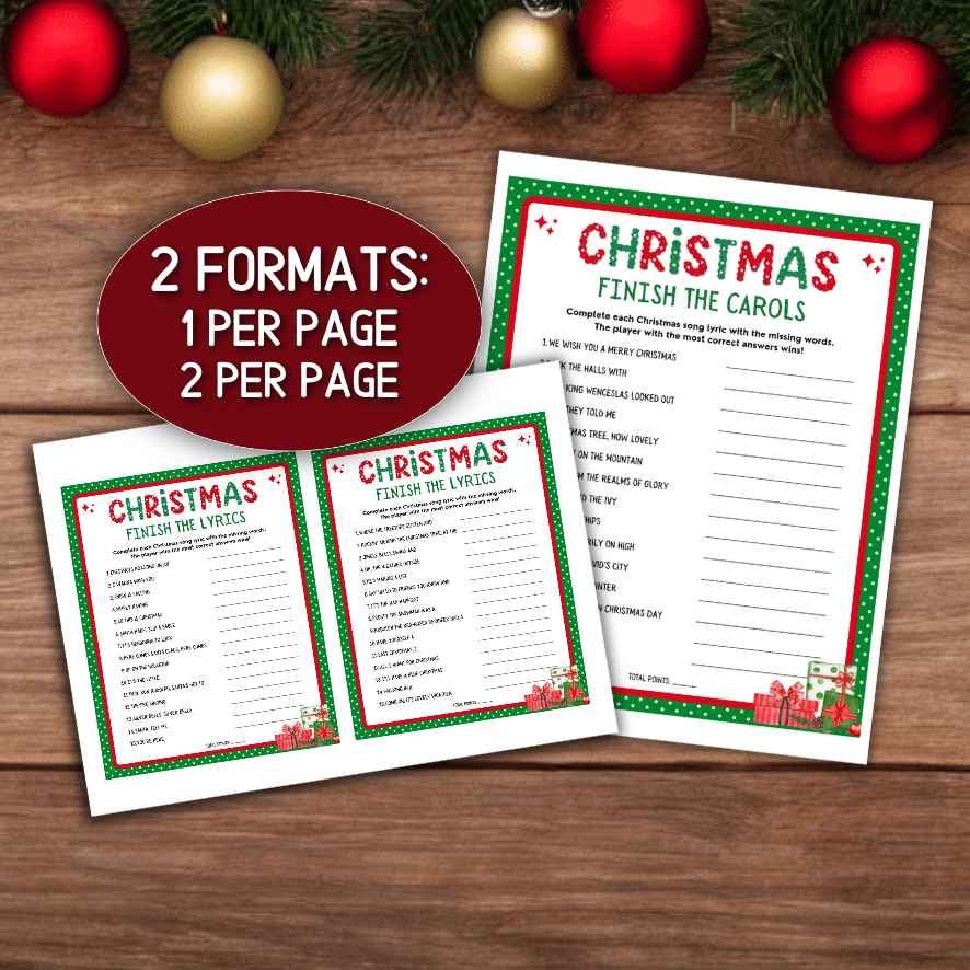 christmas songs and carols trivia
