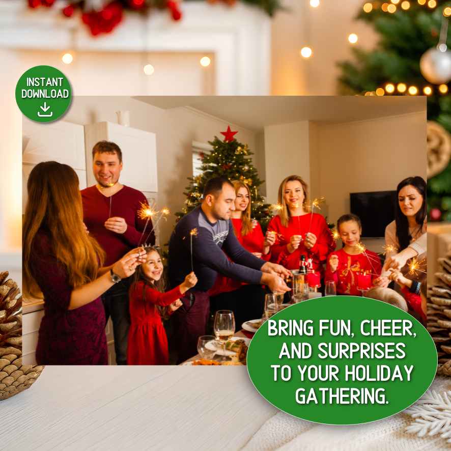 Christmas finish the phrase game printable