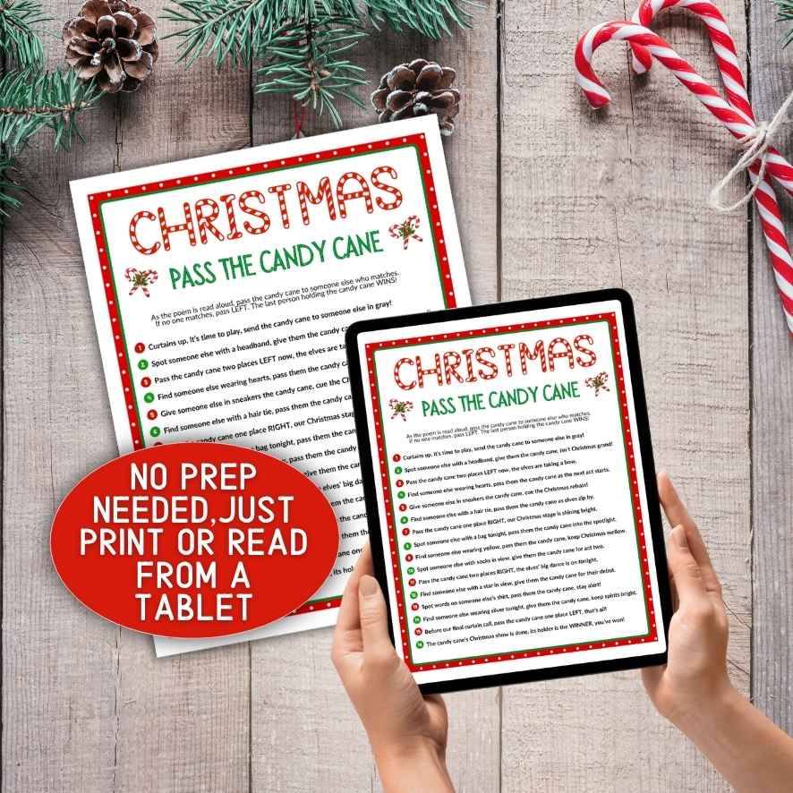 christmas pass the prize game