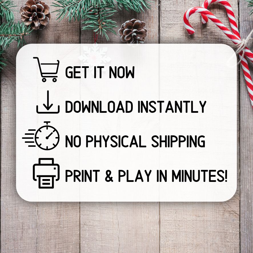 printable christmas party games