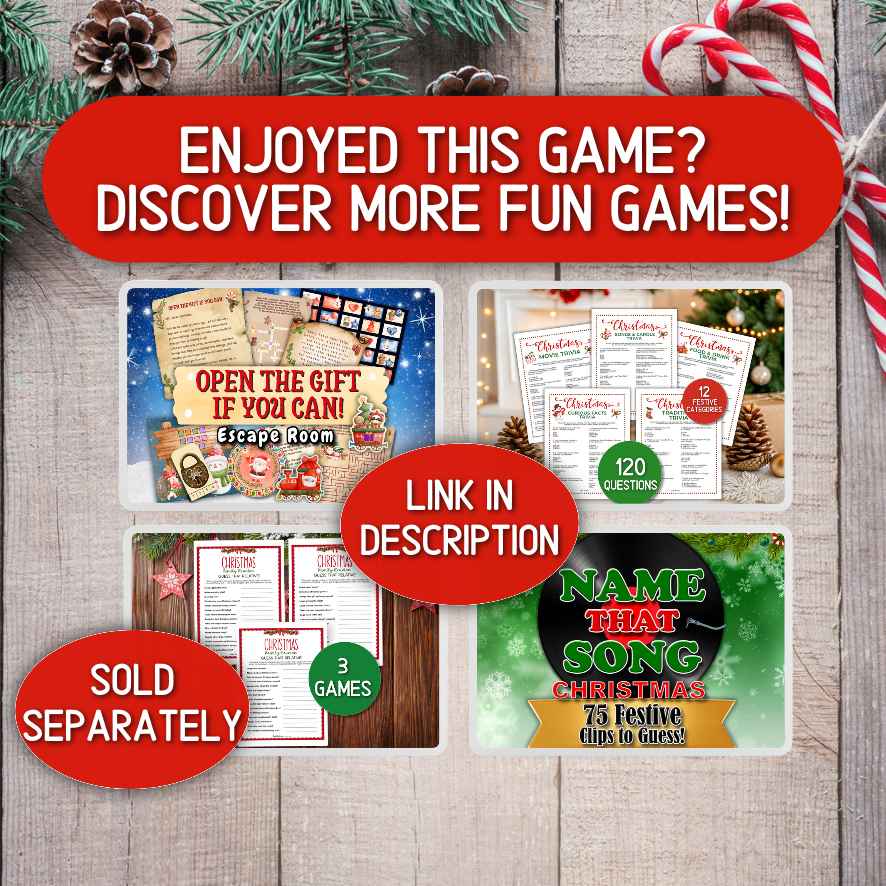 christmas pass the poem game