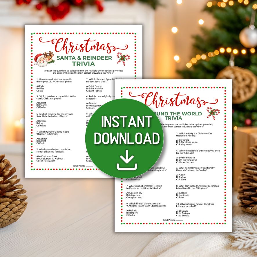 christmas quiz questions