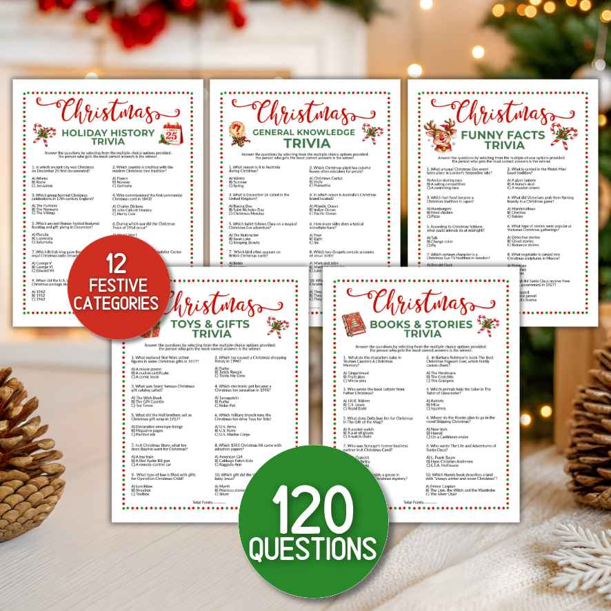 Christmas trivia bundle

