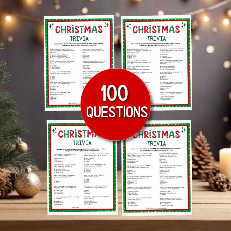 holiday trivia quiz

