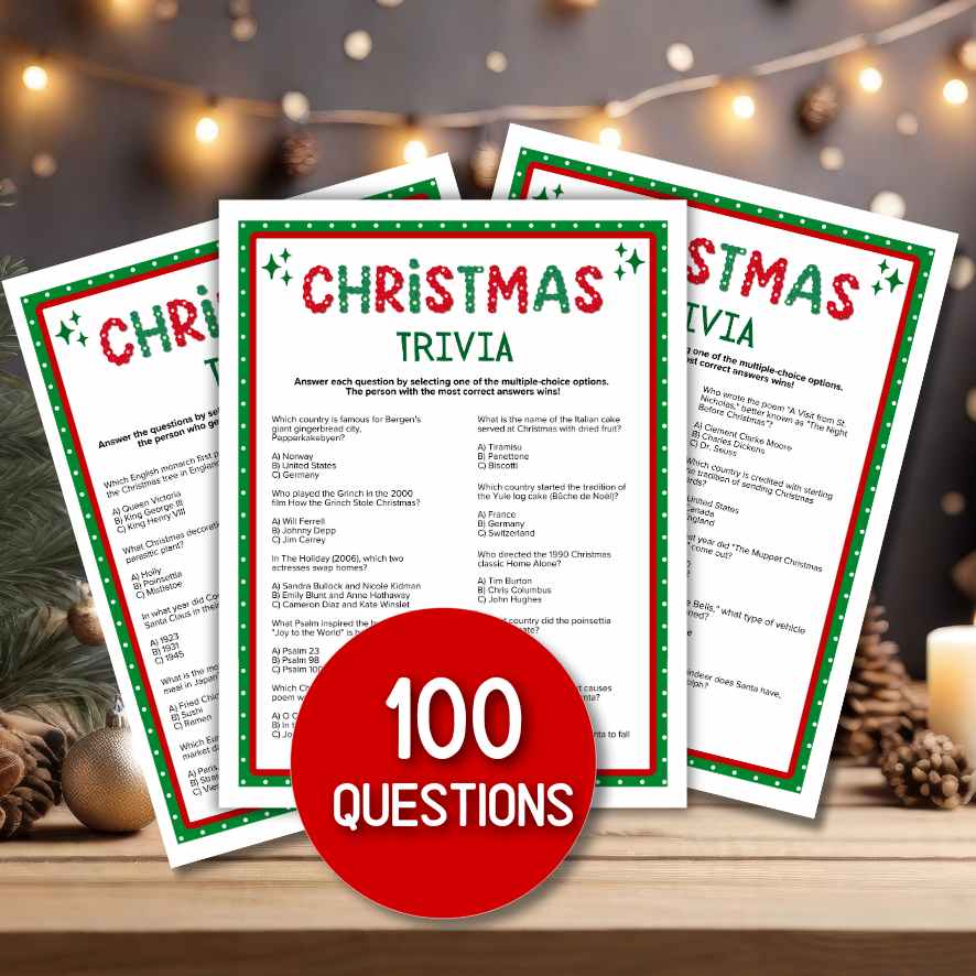 Printable Christmas Trivia