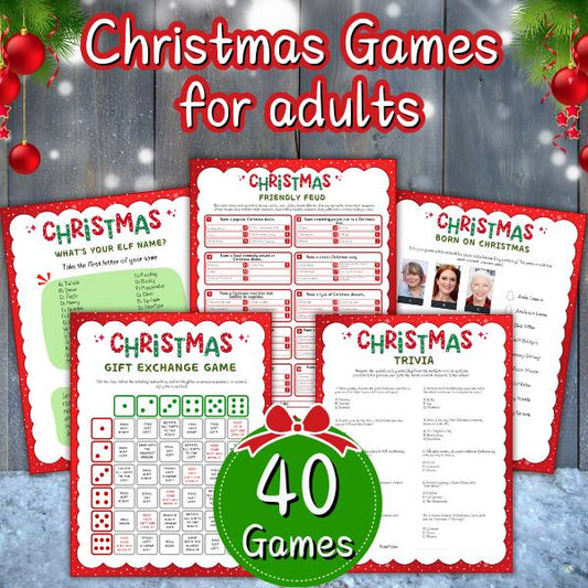 Christmas games instant download