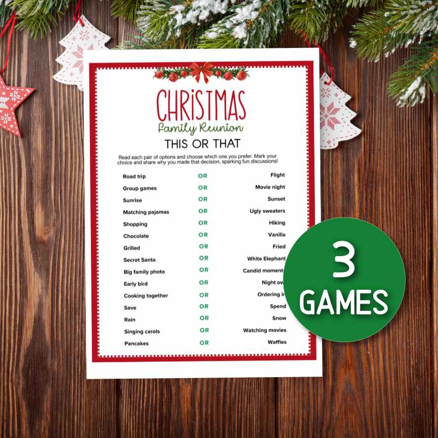 christmas this or that game