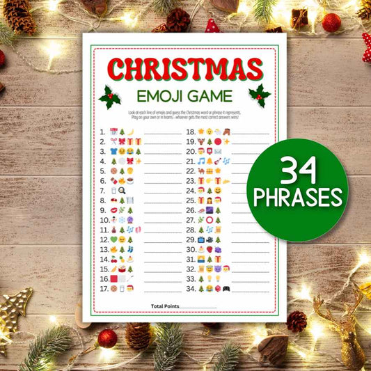 Christmas emoji game