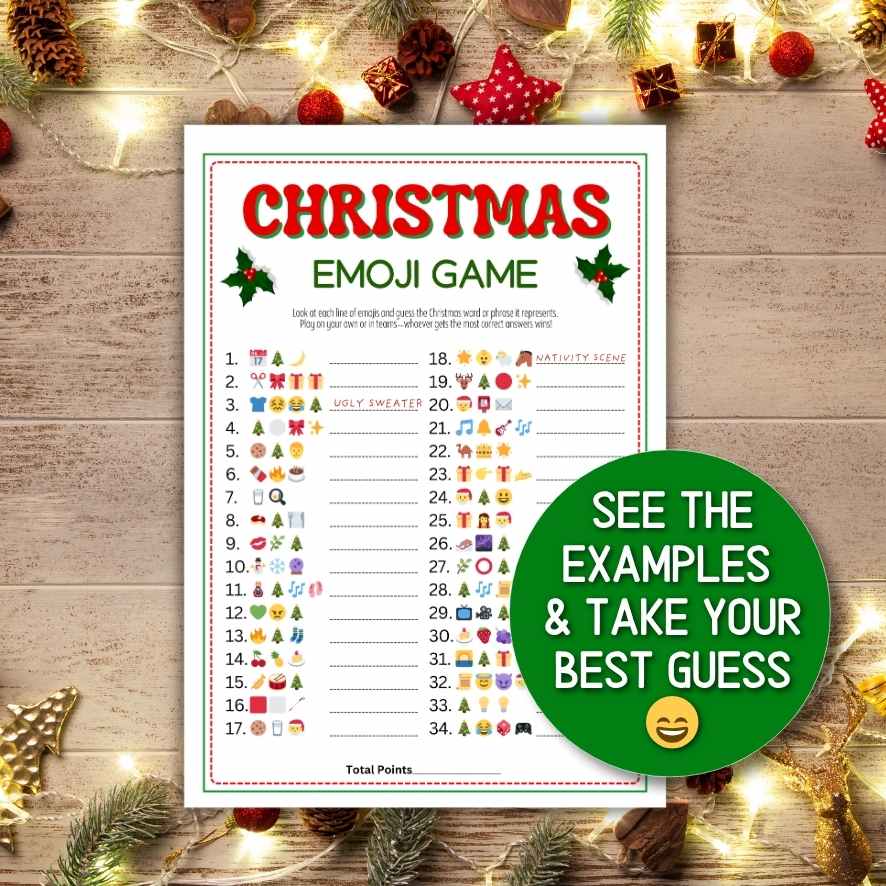 christmas emoji guessing game


