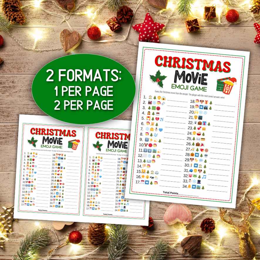 xmas movie emoji game
