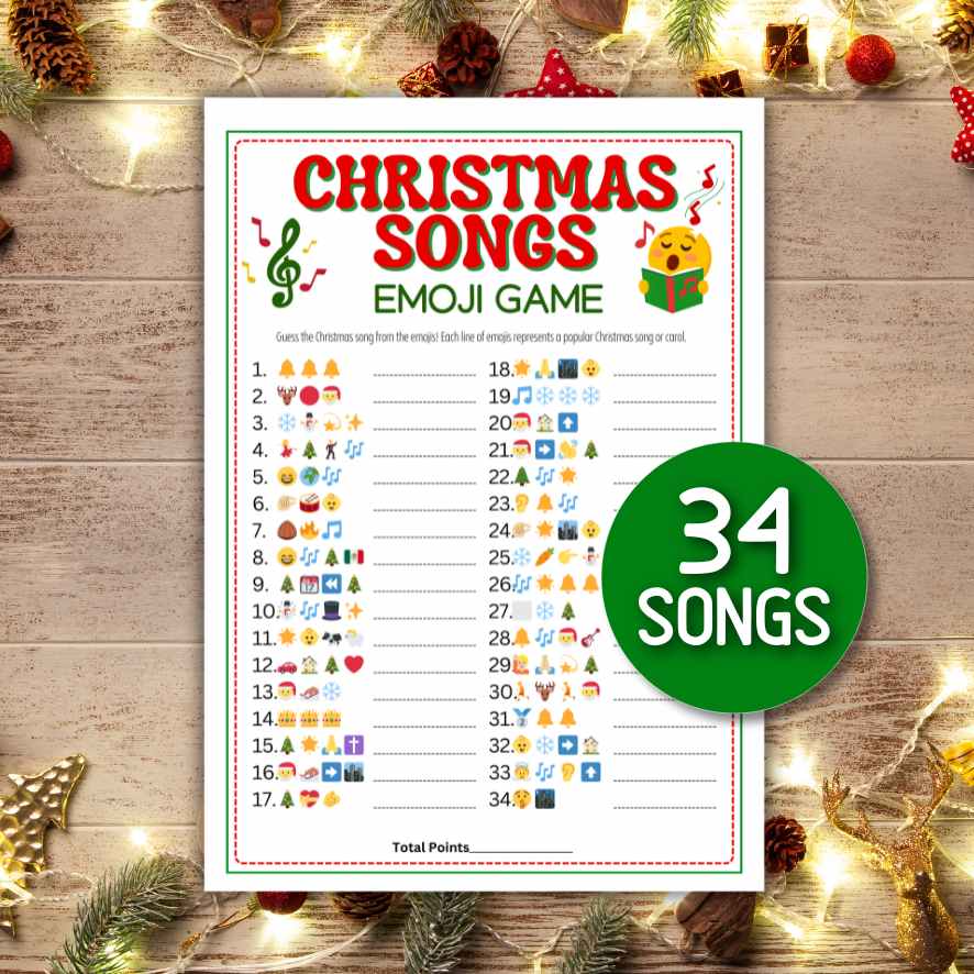 christmas songs emoji game