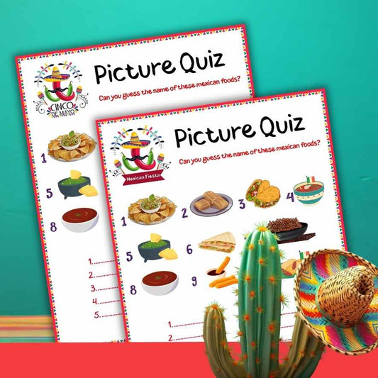 mexican food picture quiz