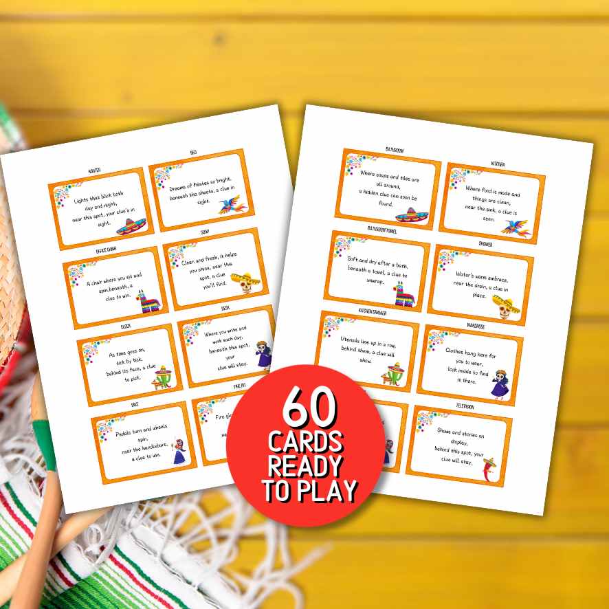 cinco de mayo scavenger hunt ideas

