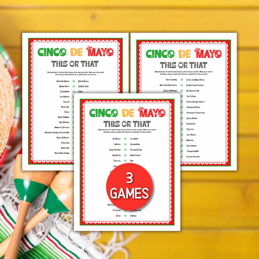 cinco de mayo this or that questions