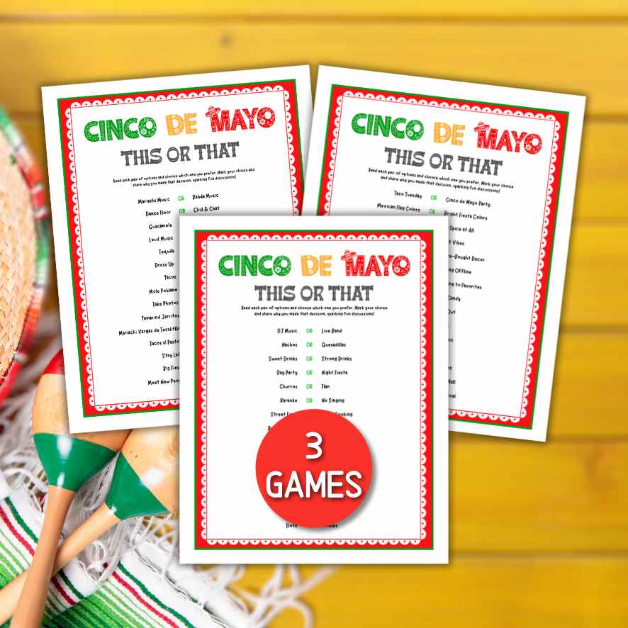cinco de mayo this or that game
