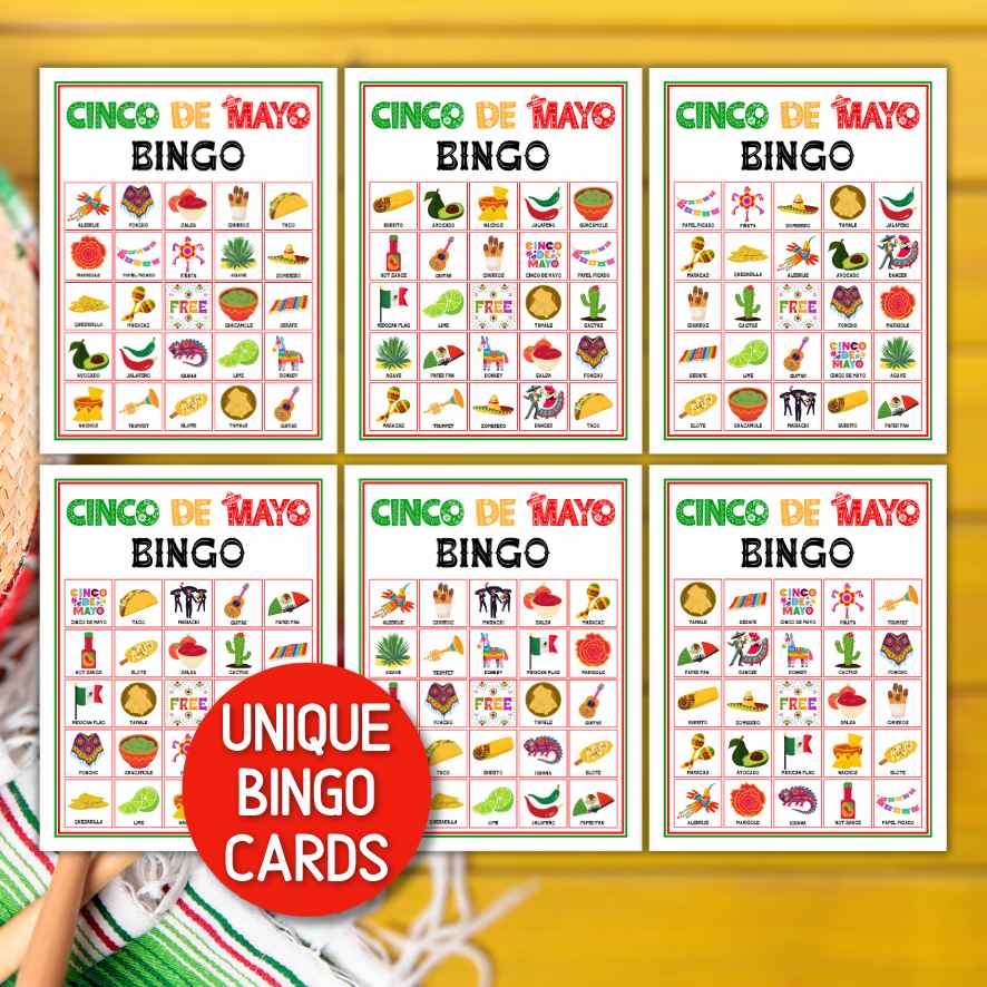 cinco de mayo bingo game

