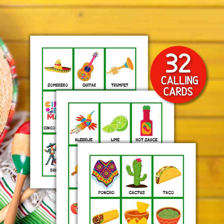 mexican party bingo pdf