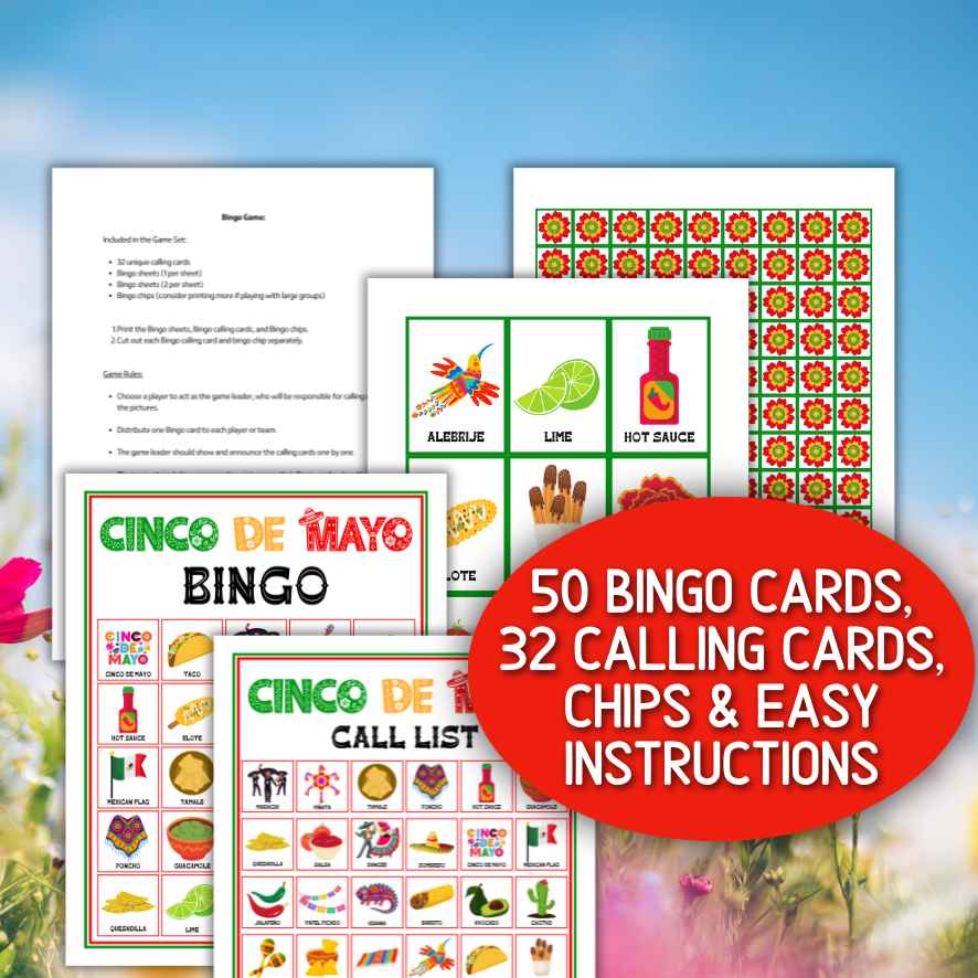 mexican party bingo