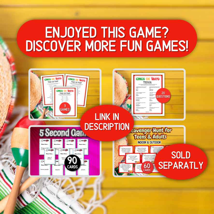 cinco de mayo games

