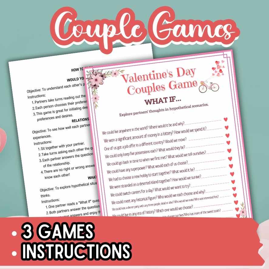 Printable Couple Games Pack