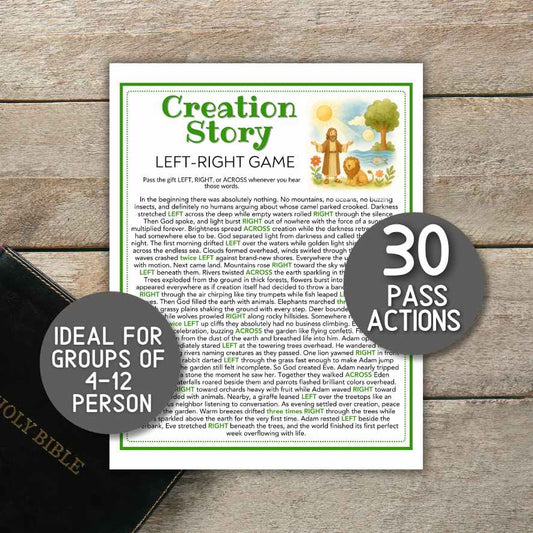creation story left right game
