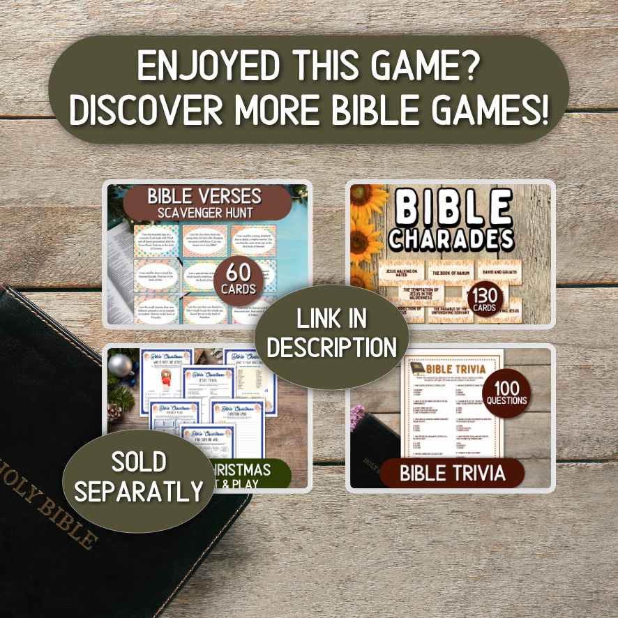 bible story game printable