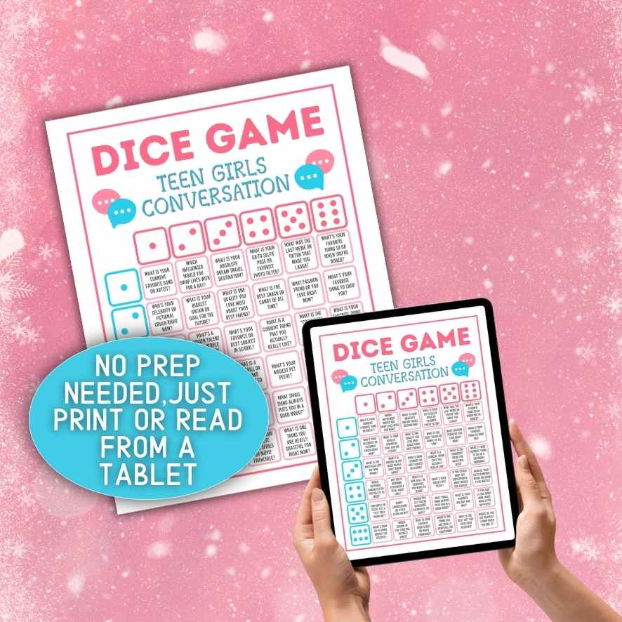 dice conversation game