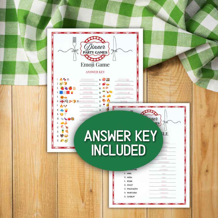 dinner party games for big groups

